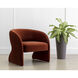 Rosalia Meg Rust Lounge Chair